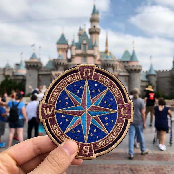 when you wish upon a star disneyland compass rose patch
