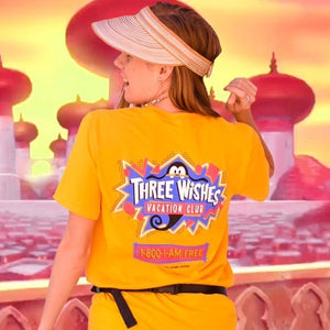 three wishes aladdin genie vacation shirt